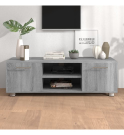 Meuble TV Sonoma gris 110x40x35 cm Bois d'ingénierie