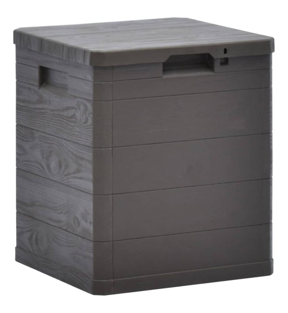 Boîte de rangement de jardin 90 L Marron Boîte de rangement de jardin 90 L Marron