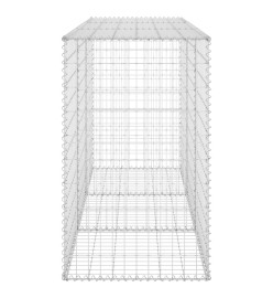 Mur en gabion avec couvercles Acier galvanisé 200x60x100 cm