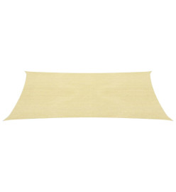 Voile d'ombrage 160 g/m² Beige 3x3 m PEHD