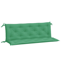 Coussins de banc de jardin 2 pcs vert 150x50x7 cm tissu Oxford