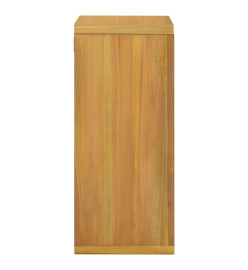 Armoire murale de salle de bain 45x30x70 cm Teck solide