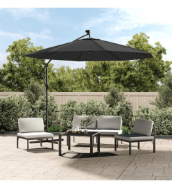 Tissu de remplacement pour parasol déporté Anthracite 350 cm