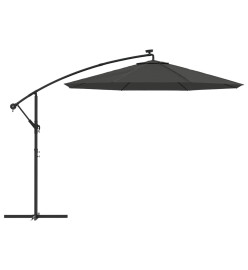 Tissu de remplacement pour parasol déporté Anthracite 350 cm