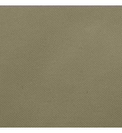 Voile de parasol Tissu Oxford triangulaire 4x4x5,8 m Beige