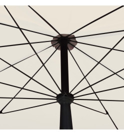 Parasol de jardin avec mât 200x130 cm Sable