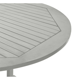 Table de jardin Gris 200x100x75 cm Bois d'acacia massif
