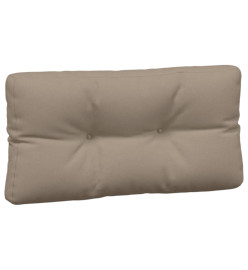 Coussins de palette 5 pcs taupe tissu