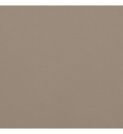 Coussins de palette 5 pcs taupe tissu