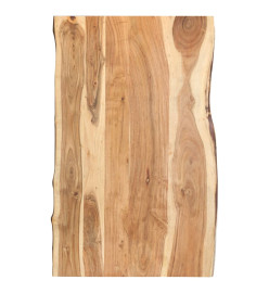 Dessus de table Bois d'acacia massif 100x(50-60)x3,8 cm