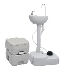 Ensemble de toilette et support de lavage des mains de camping