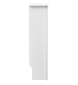 Cache-radiateurs 2 pcs Blanc MDF 172 cm