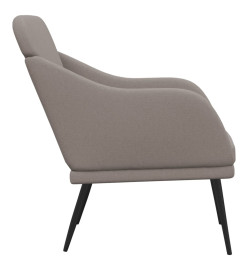 Fauteuil Taupe 63x76x80 cm Tissu