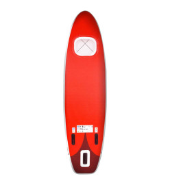 Ensemble de planche SUP gonflable Rouge 330x76x10 cm