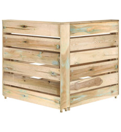 Salon de jardin 5 pcs Bois de pin imprégné de vert