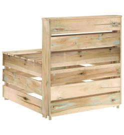 Salon de jardin 5 pcs Bois de pin imprégné de vert