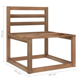 Salon de jardin 8 pcs avec coussins anthracite