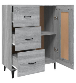 Buffet Sonoma gris 69,5x34x90 cm Bois d'ingénierie