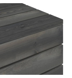 Salon de jardin palette 12 pcs avec coussins Bois de pin massif