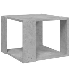 Table basse Gris béton 40x40x30 cm Bois d'ingénierie