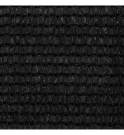 Tapis de tente 400x400 cm Noir PEHD