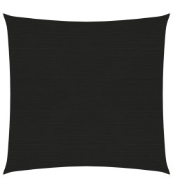 Voile d'ombrage 160 g/m² Noir 4,5x4,5 m PEHD