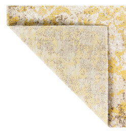 Tapis à tissage plat d'extérieur 100x200 cm Jaune