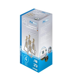 ProPlus Jeu de chandelle de levage en aluminium 4 pcs 360803