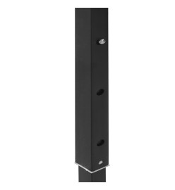 Tente de réception pliable avec parois Taupe 3x6 m