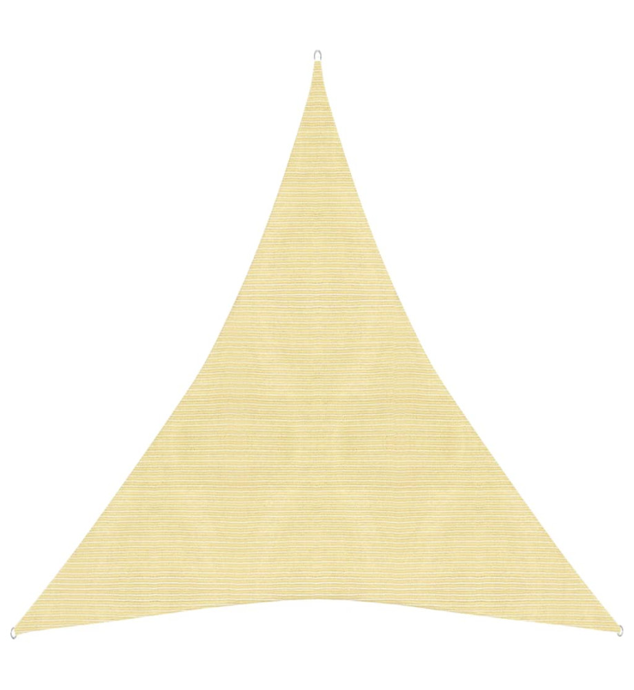 Voile d'ombrage 160 g/m² Beige 5x7x7 m PEHD