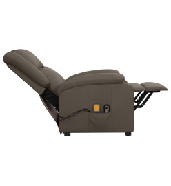 Fauteuil de massage Gris Similicuir