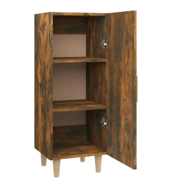 Buffet Chêne fumé 34,5x34x90 cm Bois d'ingénierie