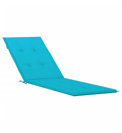 Coussin de chaise longue turquoise tissu oxford