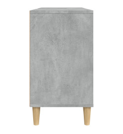 Meuble d'évier gris béton 80x33x60 cm bois d'ingénierie