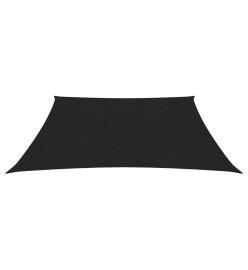 Voile d'ombrage 160 g/m² Noir 3,6x3,6 m PEHD