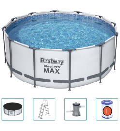 Bestway Ensemble de piscine Steel Pro MAX Rond 366x122 cm