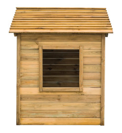 Maisonnette d'extérieur 120x120x146 cm Bois de pin