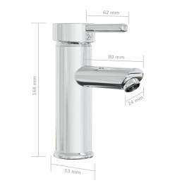 Lavabo encastré avec robinet 42x39x18 cm Céramique Blanc