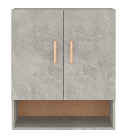 Armoire murale Gris béton 60x31x70 cm Bois d'ingénierie