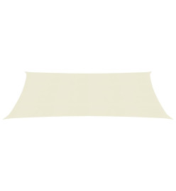 Voile d'ombrage 160 g/m² Crème 6x7 m PEHD