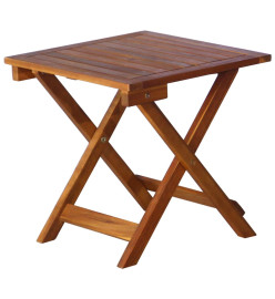 Chaises longues 2 pcs avec table et coussins Acacia solide