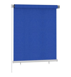 Store roulant d'extérieur 120x140 cm Bleu PEHD