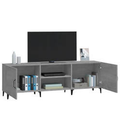 Meuble TV sonoma gris 150x30x50 cm bois d'ingénierie