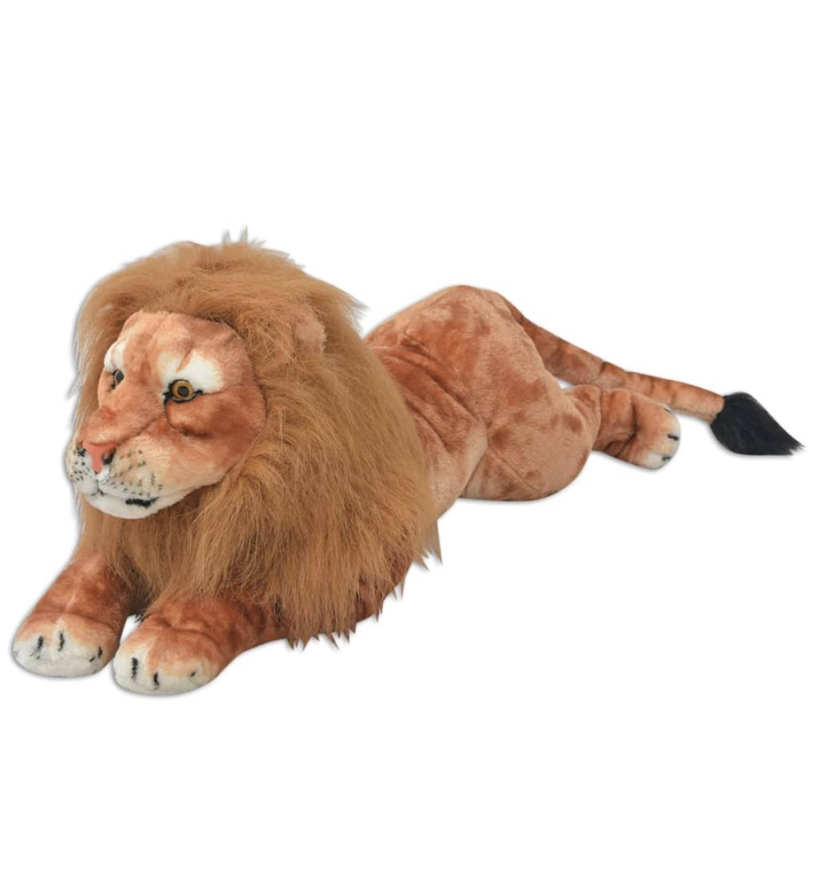 Lion en peluche Marron XXL