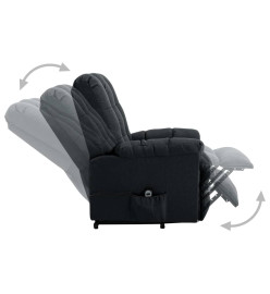 Fauteuil Gris foncé Tissu