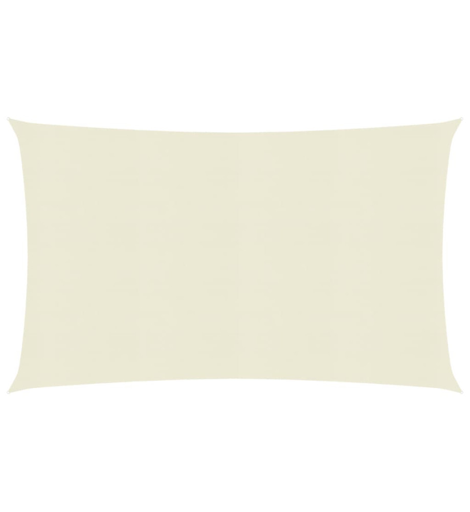 Voile d'ombrage 160 g/m² Crème 2x4,5 m PEHD