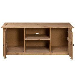 Meuble TV 120x40x50 cm Bois de pin massif Gamme Panama