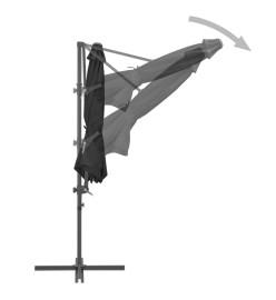 Parasol avec base portable Anthracite