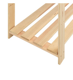 Étagères de rangement à 5 niveaux 2pcs 170x38x170 cm Pin 500 kg