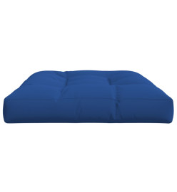 Coussin de palette bleu royal 120x80x12 cm tissu